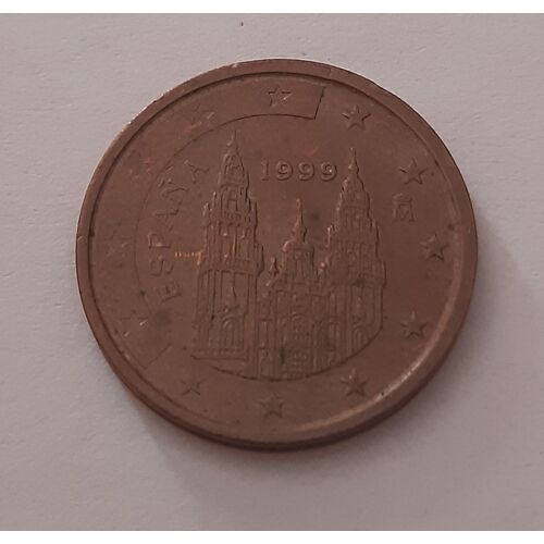 Pièce 2cts Euro Espagne 1999