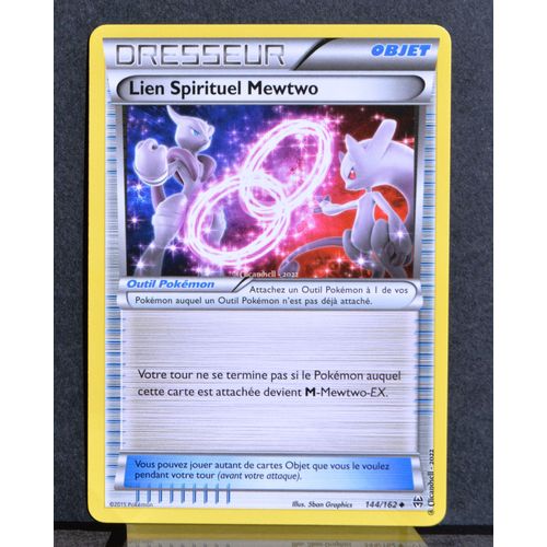 Carte Pokémon 144/162 Lien Spirituel Mewtwo Xy08 - Impulsion Turbo Neuf Fr