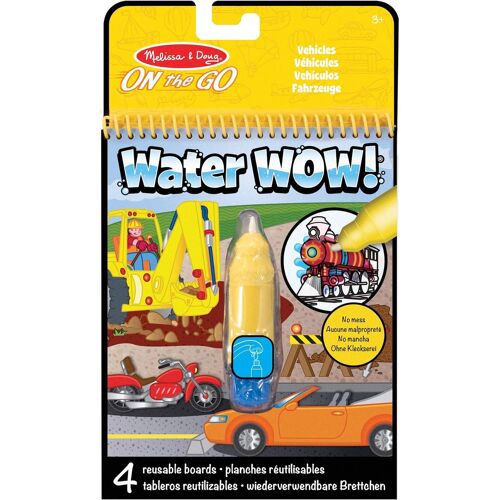 Melissa & Doug Pack Véhicules Crayon + Bloc De Coloriage Water Wow! Melissa & Doug