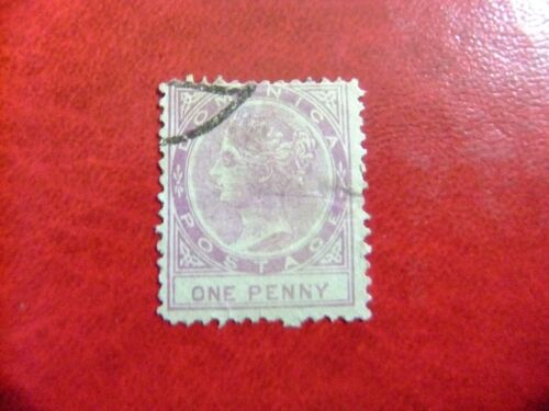 Dominica 1874 Reina Victoria Filigrana Cc Yvert 1 Fu Amincí