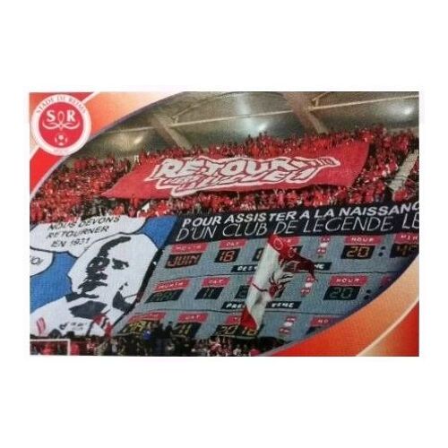 398 Supporters - Stade De Reims - Sticker Panini Foot 2018 2019 Football France