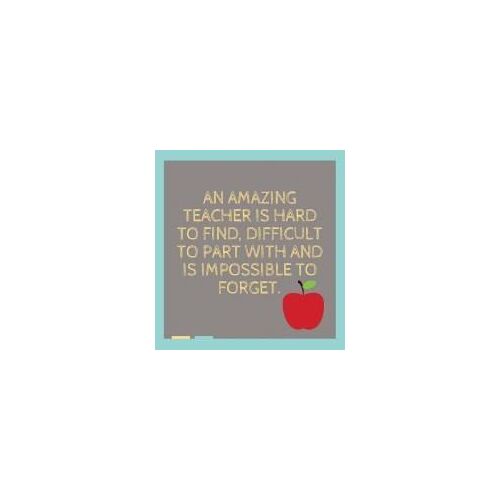 Thank You Teacher Book To Sign, Teacher Appreciation Book (Hardcover)