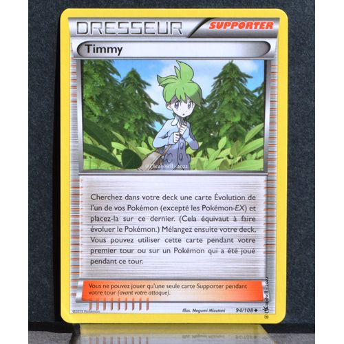 Carte Pokémon 94/108 Timmy Xy06 Ciel Rugissant Neuf Fr