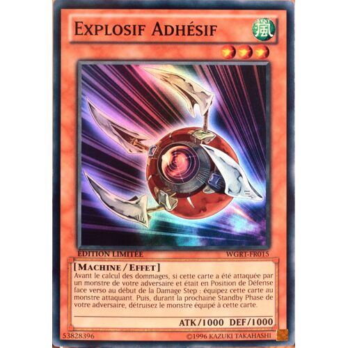 Carte Yu-Gi-Oh Wgrt-Fr015 Explosif Adhésif