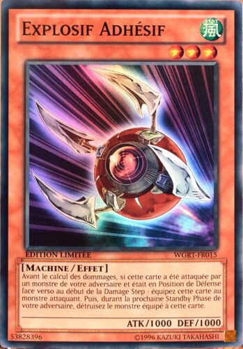 Carte Yu-Gi-Oh Wgrt-Fr015 Explosif Adhésif