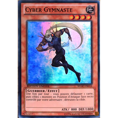 Carte Yu-Gi-Oh Wgrt-Fr016 Cyber Gymnaste