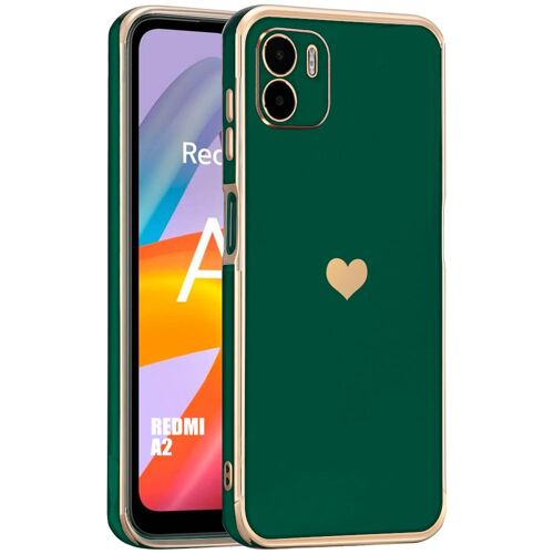 Coque Silicone pour Xiaomi Redmi A2 Protection Anti-Rayures Antichoc Ultra Souple Vert Nuit - BOOLING