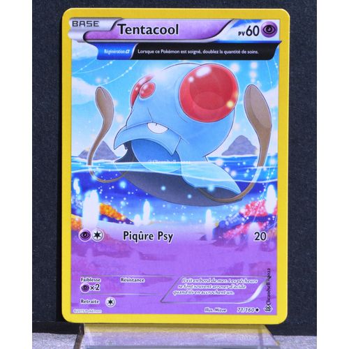 Carte Pokémon 71/160 Tentacool Série Xy05 - Primo Choc Neuf Fr