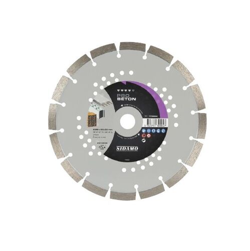Sidamo - Disque diamant Pro béton diamètre 230mm