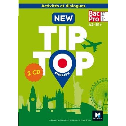 English 1re/Tle Bac Pro New Tip Top - (1cd Audio)