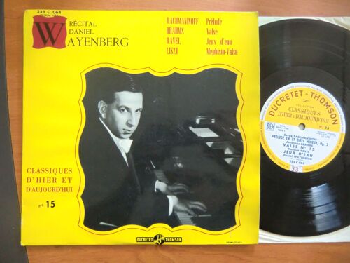 Lp / 10" / Recital Daniel Wayenberg / Ducretet Thomson 255c064