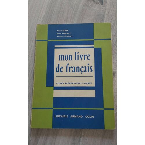 Mon Livre De Français Cours Élémentaire 1ère Année