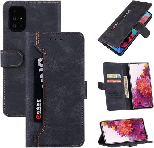 Coque Pour Samsung Galaxy S20 Fe 5g/ S20 Fe 4g, Cuir Pu Portefeuille Protection Etui Housse Etui A Rabat Porte Cartes Support Cover Pour Samsung Galaxy S20 Fe, Gris Fonce