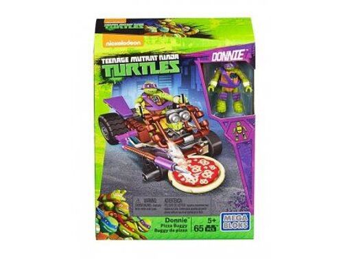 Buggy A Pizza De Donatello - Mega Blocks - Vehicule A Construire