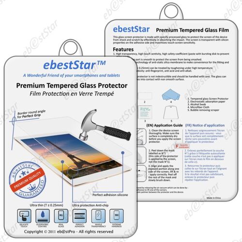 Ebeststar ® Film Protection Écran Verre Trempé Protecteur Tout Écran Pour Samsung Galaxy Tab S3 9.7 Sm-T820, Sm-T825 [Dimensions Precises De Votre Appareil : 237.3 X 169 X 6 Mm, Écran 9.7'']