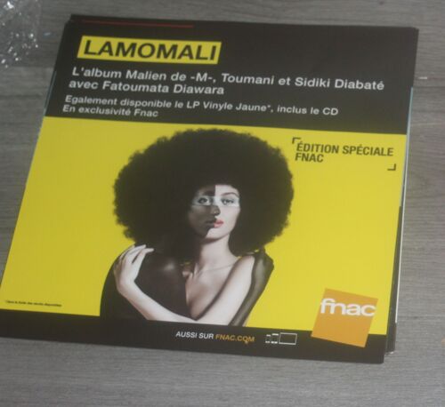 Plv 30x30cm Souple Mathieu Chedid -M- Toumani Sidiki Diabate & Fatoumata Diaware Lamomali / Fnac
