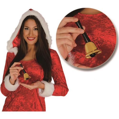 Cloche Papa Noël De 12,5 Cm