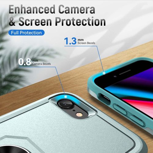 Coque Pour Iphone 8, Coque Iphone Se 2020 Armure Protection De Antichoc Anti-Rayures Coque Etui Pour Apple Iphone 6/Iphone 7/Iphone 8/Se 2020£¿Vert£©