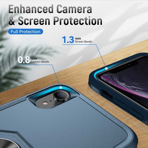 Coque Pour Iphone Xr, Housse Armure Protection De Antichoc Anti-Rayures Coque Etui Pour Apple Iphone Xr 6.1 Pouces£¿Bleu£©