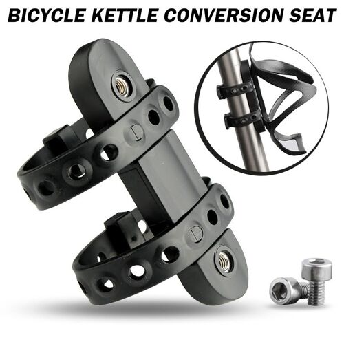 Porte-Bouteille De Vélo Noir N66, Base De Montage En Silicone, Support De Bouilloire Avec Adaptateur, Design Réglable