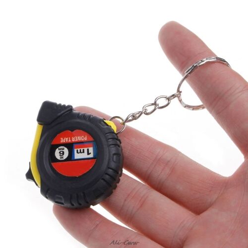 Règle à ruban à mesurer Portable, Mini règle à tirer, porte-clés règle rétractable, mesure à ruban en forme de coeur 1 pièce