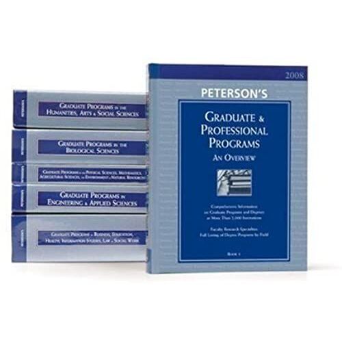 Graduate Guide Set (6vols) 2008 (Peterson's Graduate & Professional Programs)