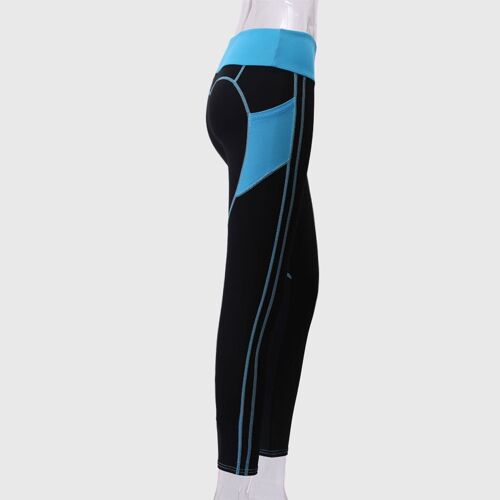 Leggings Patchwork Taille Haute Pour Femmes, Collant Haute Élasticité Avec Poche, Pantalon De Yoga, Slim, Pantalon De Fitness, De Course