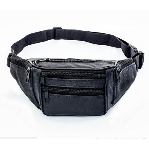 Sac banane en cuir pour hommes, nouveau Style tendance, décontracté, sac de ceinture, sac à main, poche de hanche, voyage sport