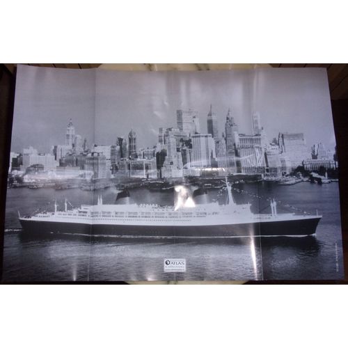 Poster Du Paquebot France - Editions Atlas