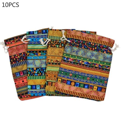 Mini Sac De Dés Dnd Style Chinois 10x14cm, Sac De Rangement Pour Cartes De Tarot En Coton De Jeu De Société, Sac Cadeau Pour Bijoux 10x14cm