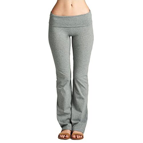 Leggings Évasés À Jambes Larges Pour Femmes Pantalon De Jogging Drapé À Taille Haute Survêtement De Yoga Long Élastique S-Xxxl