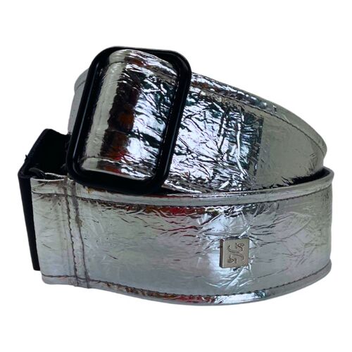 Get'm Get'm - Sangle Distressed Vernice Silver
