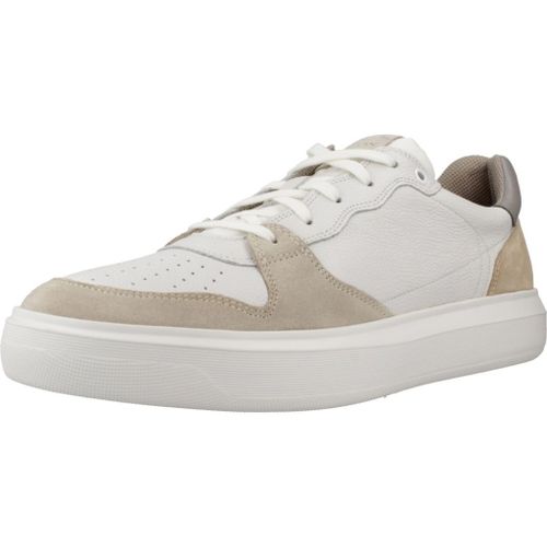 Geox Baskets Basses Deiven En Cuir Blanc