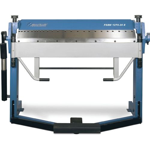 Plieuse de tôle manuelle et à pied largeur du travail 1270 mm 0-135° épaisseurs jusque 2 mm segments en haut Metallkraft FSBM1270-20E