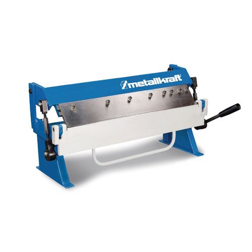Plieuse manuelle d'établi largeur du travail 610 mm épaisseurs jusque 1 mm lame supérieure segmentée Metallkraft HSBM610HS
