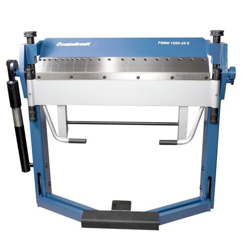 Plieuse de tôle manuelle et à pied largeur du travail 1020 mm 0-135° épaisseurs jusque 2,5 mm segments en haut Metallkraft FSBM1020-25E