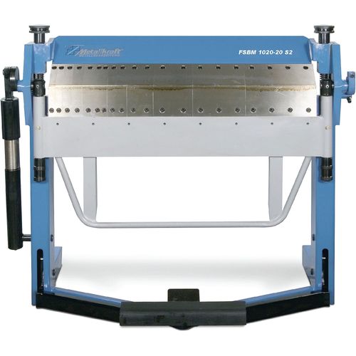 Plieuse de tôle manuelle et à pied largeur du travail 1020 mm 0-135° épaisseurs jusque 2 mm segments en haut et bas Metallkraft FSBM1020-20 S2