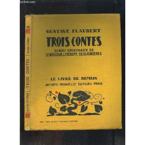 Trois Contes- Le Livre De Demain N°Xxix