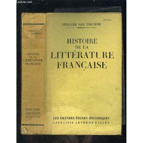 Histoire De La Litterature Francaise
