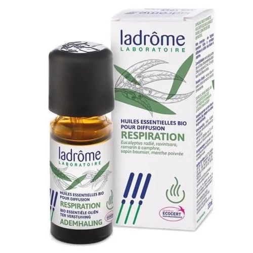 Ladrôme Huile Essentielle Diffusion Respiration Bio 10ml 