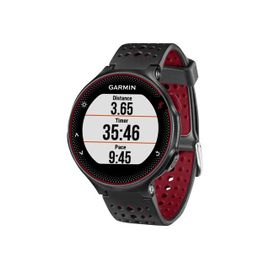 Garmin Forerunner 235 - Montre de sport avec bracelet - silicone - affichage 1.23" - 42 g - noir, rouge marsala