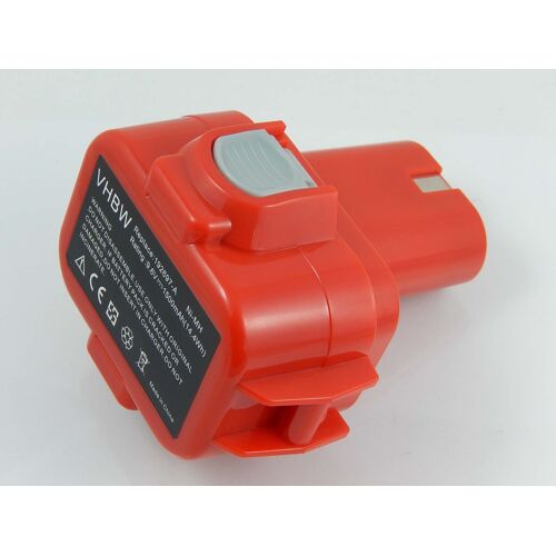 vhbw Batterie remplacement pour Makita 9101, 9101A, 9100A, 9102, 9102A pour outil électrique (1500 mAh, NiMH, 9,6 V)