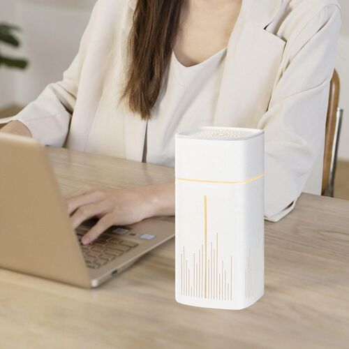 Humidificateur d'air personnel 1l avec arrêt automatique, purificateur silencieux avec chargeur USB, Mini veilleuse à brume fraîche pour maison, bureau, table et voiture