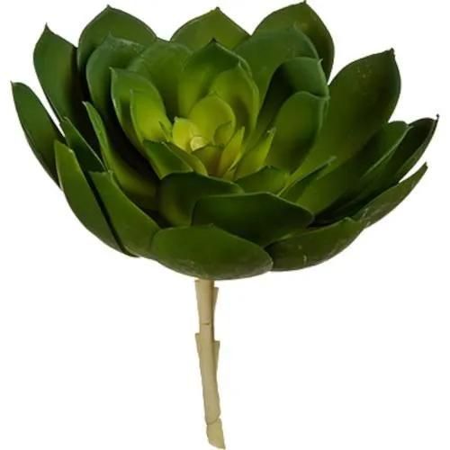 Ibergarden plante artificielle Echeveria 19 x 17 cm verte