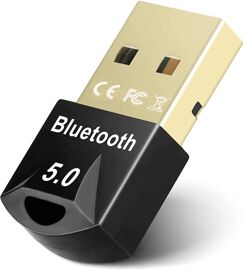 Cle Bluetooth 5.0 Dongle USB pour PC,Casque,Souris,Clavier,Smartphone, Adaptateur Compatible avec Windows 11/10/8.1/8/7 [Phonillico]