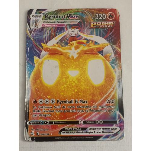 Carte Pokémon Pyrobut Vmax Pv320