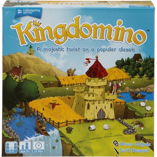 Hamiltion-Kingdomino Game, Board Game, Ages 8+, 2-4 Players, 15 Minutes Playing Time