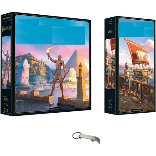 Hamiltion-Lot Seven Wonders + Extension Armada Version Française + 1 Décaps Blumie (Base + Armada)