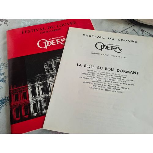 Festival Du Louvre 1975 Ballet De L'opéra
