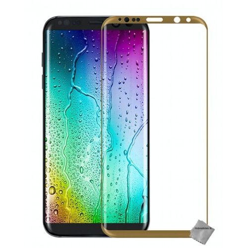 Film Protection Verre Trempe Incurve Integral Pour Samsung G950f Galaxy S8 - Or